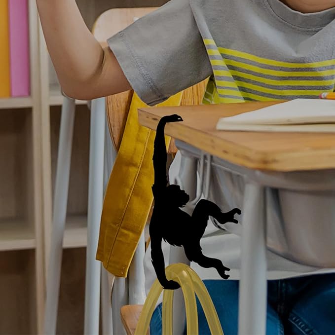 Artori Design Unique Banana Holder Balance Hook - Magic Hook for Hanging Plants Jackets Keys or Stylish Purse Hanger - Perfect for Kitchen Dorm Room Bedroom and Entryway for Home or Office (Chimp)