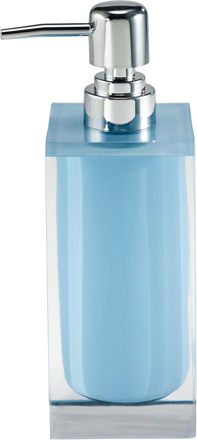 Izod - Lotion Pump/Soap Dispenser, Sleek Resin Countertop Accessories, Dorm Room Essentials, Modern Home Decor (Marina Collection, White)