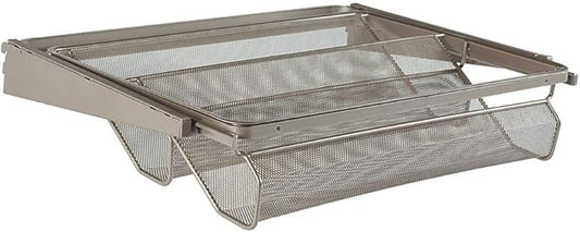 Closet Culture by Knape & Vogt 5.25 in. H x 23.50 in. W x 17.00 in. D Champagne Nickel Shoe Rack Kit for Closet System, 0335-SRK-CN