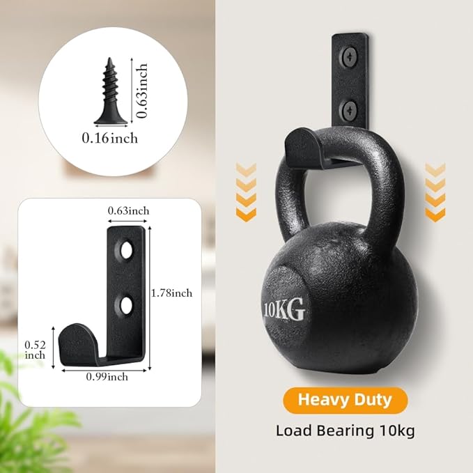 10 PCS Stainless Steel L Shaped Coat Hooks Wall Mounted Single Metal Robe Hook for Hanging Towel, Utility Hooks for Bags, Hat, Cap, Scarf, Cup. Matte Black.