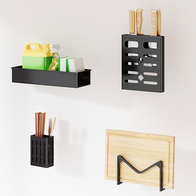PENSUN Dish Drying Rack Over The Sink, 2-Tier Kitchen Utensil Storage Organizer Shelf, Space-Saving ，Efficient Sink Drainer and Storage Solution - 85cm/33.46in (Black