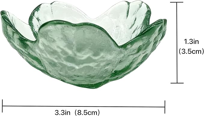 Mini Flower Ring Plate Jewelry Storage Tray Ring Holder for Dressing Table, Bedside Table, Room Bathroom Decoration, Cute Valentine's Day Christmas Birthday Gift for Women (green flower)