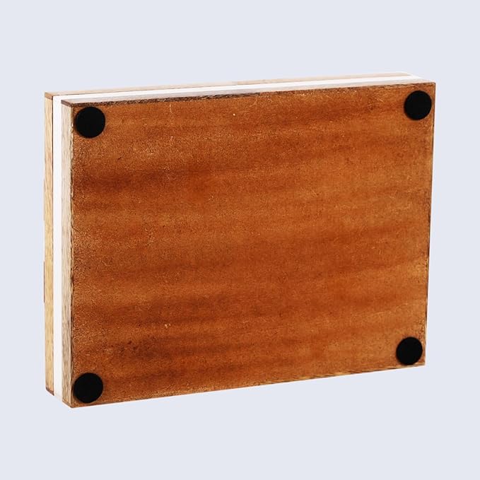 Handicrafts Home White Decorative Storage Box with Lid Wood Remote Control Box Coffee Table Storage Box Remote Holder for Living Room Decor â Resin Inlay Patisserie Delight Collection- 8x5x2
