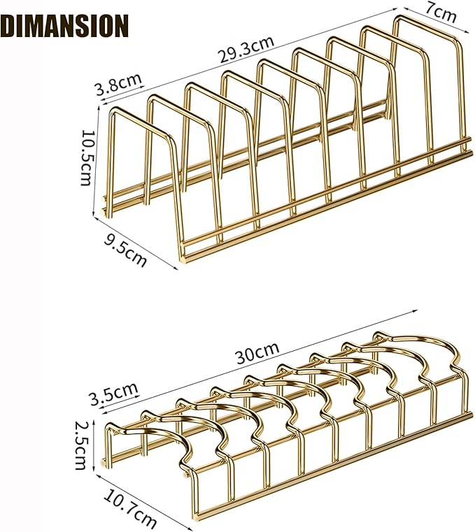 Small Bowl Drainer,Stainless Steel Bowl Drying Rack for Kitchen Counter Organizer Storage, Storage Shelf, Chrome (1 Dish Rack and 1 Bowl Rack(Gold))