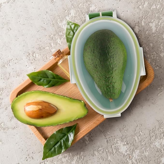 Avocado Saver, Avocado Keeper Reusable Storage Containers, Fresh Keeper, Crisper, Individual Saver Holder or Refrigerator Keep Your s Fresh for Days
