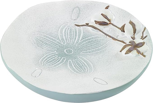 Avanti Linens - Soap Dish, Countertop Accessories, Farmhouse Chic Bathroom Decor (Farmhouse Shell Collection)