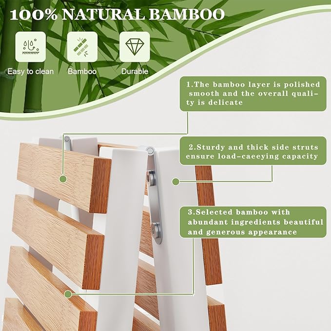 Bamboo Shoe Rack Organizer for Closet and Entryway-Space-Saving Narrow Shoe Stand-Versatile Shoe Holder for Door or Closet Shelf,Garage Bedroom can Freely Stack DIY Small Shoe Racks 3 Tier Mixed color