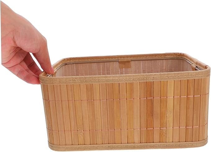 UPKOCH 3pcs Woven Storage Baskets Natural Organizer Bins for Bathroom Bedroom Laundry Kitchen Small Baskets for Makeup Pet