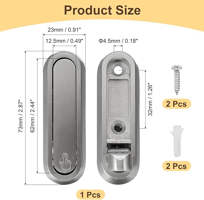 uxcell Foldable Wall Hooks, Aluminum Alloy Heavy Duty Wall Mounted Folding Coat Hooks with Mounting Accessories Space-Saving for Hanging Coat Towels Hat Bags, Oval, Pearl Gray