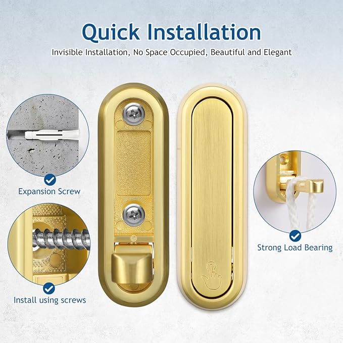 iplusmile 4 Pack Foldable Wall Hooks Zinc Alloy Foldable Coat Hooks Retractable Towel and Backpack Hangers for Bathroom Kitchen Entryway Space Saving Invisible Hooks
