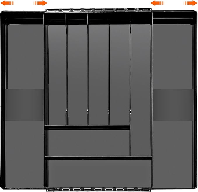 Sorbus Silverware Organizer – Expandable Kitchen Drawer Organizer, Adjustable Utensil Organizer, Cutlery Tray for Forks, Knives, Spoons – Multipurpose Flatware and Kitchen Storage Solution