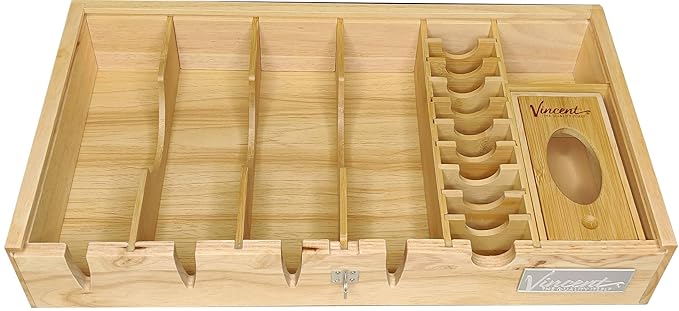 Vincent Countertop Tray Station Organizer 6 (Natural)
