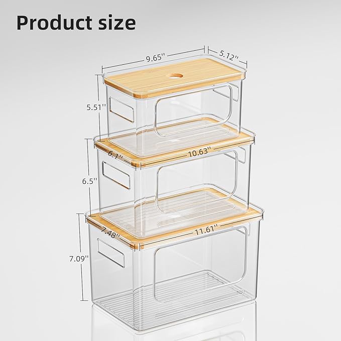 Under Sink Organizer,Plastic Trash Bag Holder Dispenser,Stackable Pantry Laundry Room Home Organization,Potatoes Onions Storage Container for Kitchen,Set of 3 for 13/30/33 Gallon Bags,Set of 3