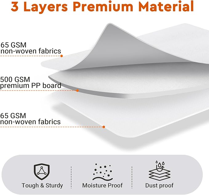 8 Pack Bed Sheet Closet Organizers and Storage,Sturdy Foldable Storage Containers with Window and Label,Storage and Organization for Bedding Sheets,Duvet Covers,Blankets (White)