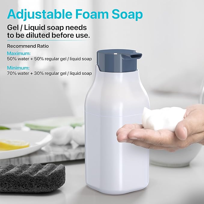 Toothbrush Holders for bathrooms, Tooth Brush Holder, Soap Dispenser with Toothpaste and Toothbrush Organizers, 2 in 1 Bathroom Countertop Organizer Set