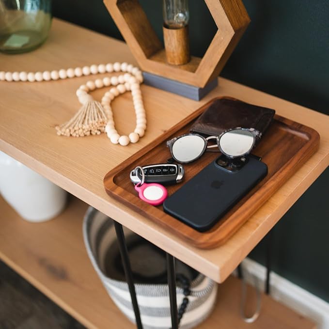 Virginia Boys Kitchens Valet Tray for Men - Made in USA - Jewelry Tray for Entryway - Great Tray for nightstand or desks (2)