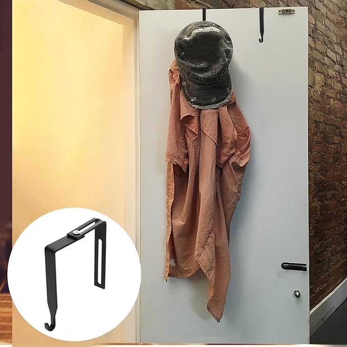 5pcs Adjustable Compact Multi-Purpose Hooks for Closet Clothes Hanger and Kitchen Storage, Universal Wardrobe Hanging Holder for Home Organization