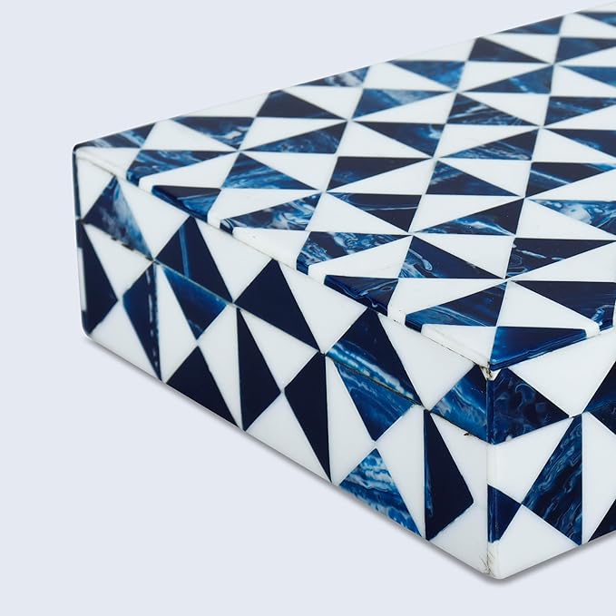Handicrafts Home Decorative Box 8x6 â Photo Storage Box, Jewelry Organizer, Modern Decorative Storage Box with Lid, Bohemian Table DÃ©cor, Vintage Keepsake Box for Shelf or Coffee Table DÃ©cor