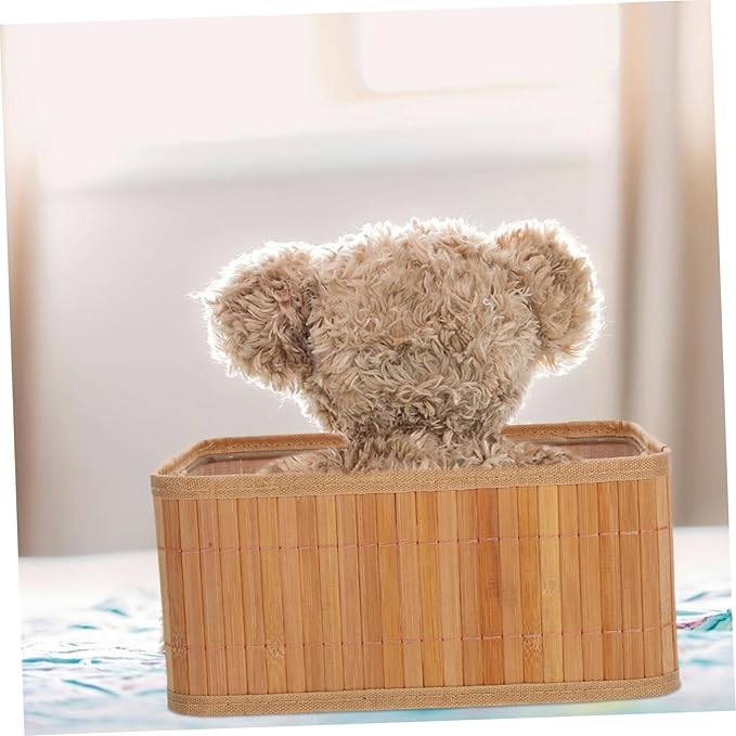 UPKOCH 3pcs Woven Storage Baskets Natural Organizer Bins for Bathroom Bedroom Laundry Kitchen Small Baskets for Makeup Pet