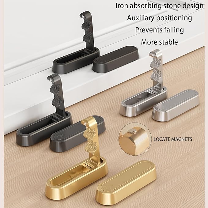 6PCS Folding Coat Hooks, Heavy Duty Wall Hooks Made of Zinc Alloy, Foldable Gold Wall Hooks for Hanging Coats, Scarves, Hats, Bathrobes, Keys, Bags (Gold)