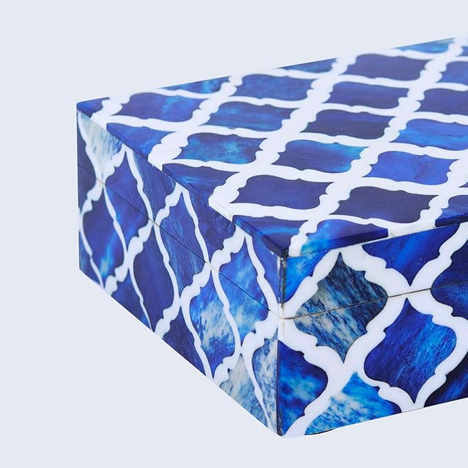 Handicrafts Home Decorative Keepsake Box 8x5 â Small Organizer Box with Lid, Boho Decorative Storage, Retro Memory Box, Unique Coffee Table DÃ©cor, Jewelry or Trinket Box, Modern Shelf Decorative Box