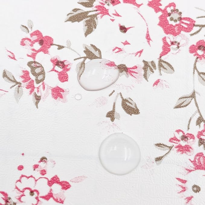Rural Floral Shelving Paper Decorative Self-Adhesive Shelf Liner Drawer Cabinet Sticker 17.7 Inch by 9.8 Feet