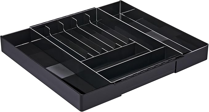 Sorbus Silverware Organizer – Expandable Kitchen Drawer Organizer, Adjustable Utensil Organizer, Cutlery Tray for Forks, Knives, Spoons – Multipurpose Flatware and Kitchen Storage Solution