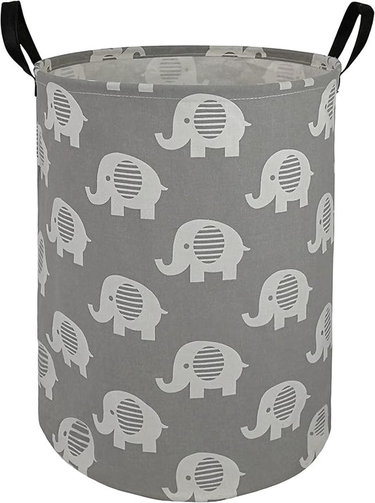 Kids Hamper Storage Bins Organizer Toy Box Laundry Basket Large Canvas Collapsible Chest for Home/Dorm/Kitchen/Pet/Office/Closet/Shelf/Gift Baskets