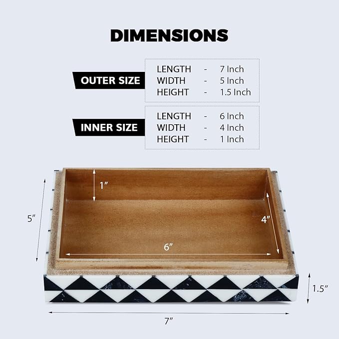 Handicrafts Home Decorative Box 5x7 â Photo Storage Box, Jewelry Organizer, Modern Decorative Storage Box with Lid, Bohemian Table DÃ©cor, Vintage Keepsake Box for Shelf or Coffee Table DÃ©cor