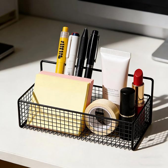2 Pack Cabinet Door Organizer, Lid Organizer Wall Mount Pantry Door Caddy Storage Bins for Food Container Lid Kitchen Kitchen Bathroom Countertops