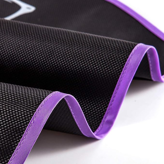 TRIUMPH VISION Black Purple Wall Sunglasses Organizer Storage 20Slots - Hanging Glasse Display Stand Durable Oxford Sunglasses Case