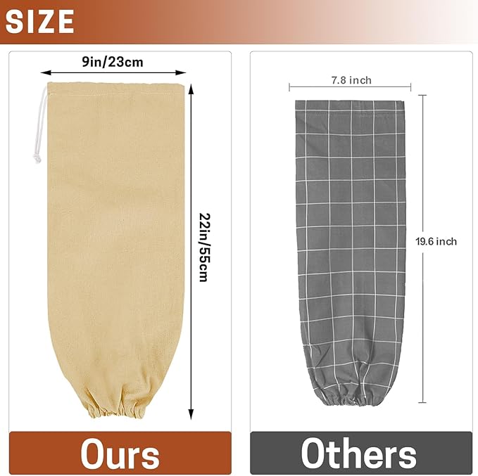 SWISSELITE 2Pcs Plastic Bag Holder, Reusable Grocery Bag Organizer, Wall Mount, 22x9 IN