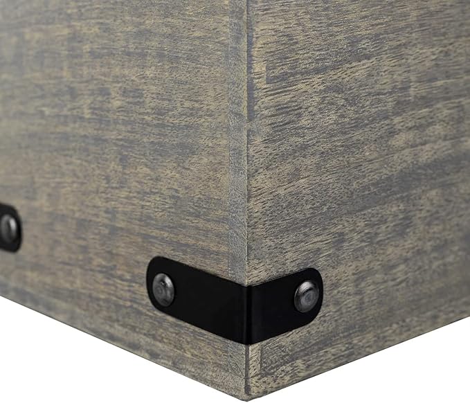 GoCraft Wooden Tissue Box Holder â Square Tissue Box Cover, Stylish Wooden Design for Bathroom Vanity, Bedroom, Nightstands, Desks, Tables â 5.75" x 5.75" x 6.5", Durable and Elegant