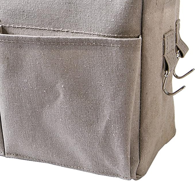 Cosiki Bedside, Bedside Storage/Bedside Hanging Storage Bag Hanging Desk Organizer for Headboards Bunk Beds Dorm Rooms Book Phone Magazine Holder (Grey)