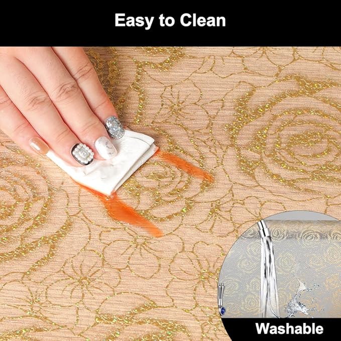 Cooyes Shelf Liner – Premium Non-Adhesive Cabinet & Drawer Liner for Kitchen – Waterproof Shelf Paper with Modern Pattern – Durable EVA Cabinet Mat – Easy to Cut （24" W x 360" L）