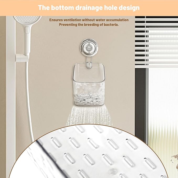Shower Caddy Suction Cup Storage Rack Clear Acrylic Shower Shelves Glacier Water Ripples Corner Shelf For Bathroom Shower Accessories,Transparent Color Small