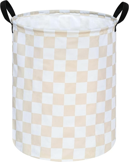 Girls Laundry Basket Cute Kids Hamper Room Decor Storage Basket,Toy Box Canvas Collapsible Organizer Bins for Home/Dorm/Kitchen/Pet/Office/Closet/Shelf/Gift Baskets