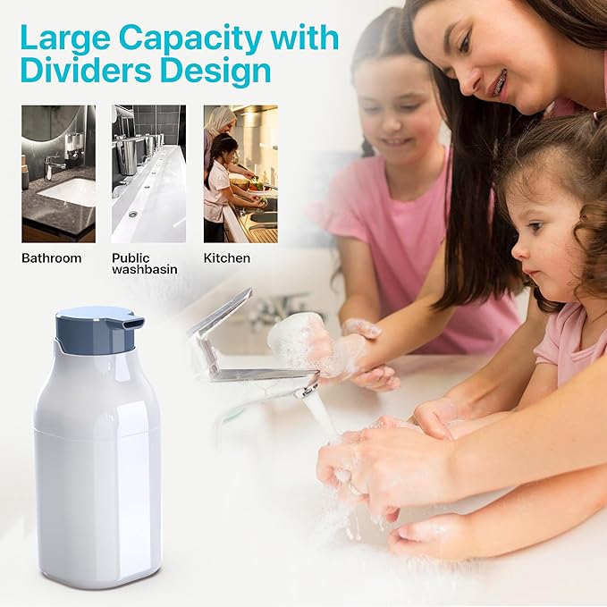 Toothbrush Holders for bathrooms, Tooth Brush Holder, Soap Dispenser with Toothpaste and Toothbrush Organizers, 2 in 1 Bathroom Countertop Organizer Set