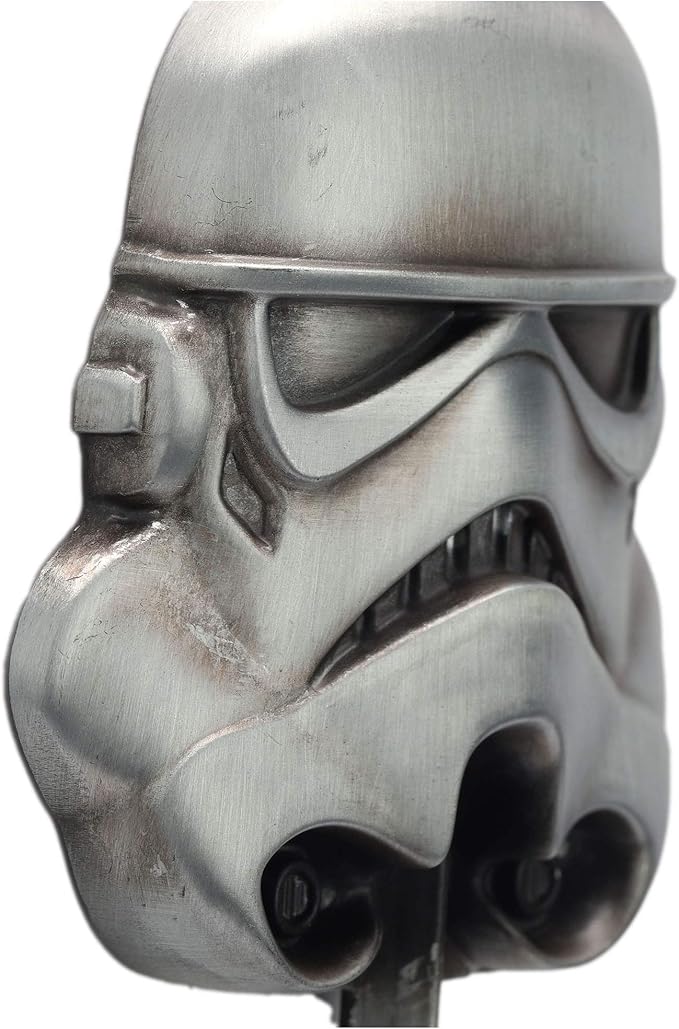 Open Road Brands Disney Star Wars Stormtrooper Cast Iron Wall Hook - Star Wars Wall Hook for Coats, Jackets, Keys and More