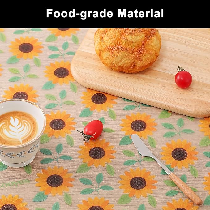 Cooyes Shelf Liner – Premium Non-Adhesive Cabinet & Drawer Liner for Kitchen – Waterproof Shelf Paper with Modern Pattern – Durable EVA Cabinet Mat – Easy to Cut （12" W x 360" L）
