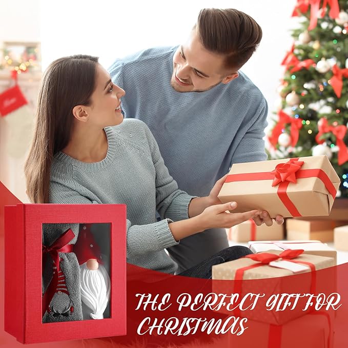 Christmas Soap Dispenser and Towel Set Gnome Hand Soap Dispenser with 2 Hand Towels Refillable Lotion Essential Oil Dispensers with Pump for Christmas Bathroom Kitchen
