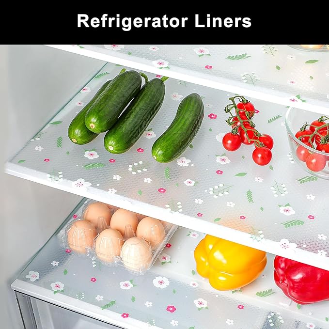 Cooyes Shelf Liner – Premium Non-Adhesive Cabinet & Drawer Liner for Kitchen – Waterproof Shelf Paper with Modern Pattern – Durable EVA Cabinet Mat – Easy to Cut (17.5" W x 360" L)