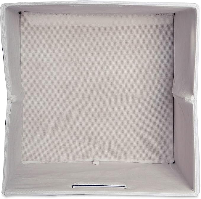 DII Polyester Cube Storage Collection Collapsible Hard Sided Bin, 13x13x13, Rust
