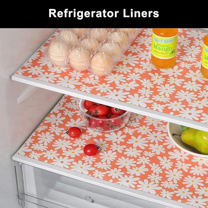 Cooyes Shelf Liner – Premium Non-Adhesive Cabinet & Drawer Liner for Kitchen – Waterproof Shelf Paper with Modern Pattern – Durable EVA Cabinet Mat – Easy to Cut （12" W x 120" L）