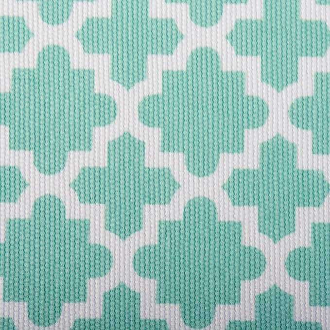 DII Hard Sided Collapsible Fabric Storage Container for Nursery, Offices, & Home Organization, (11x11x11) - Lattice Aqua