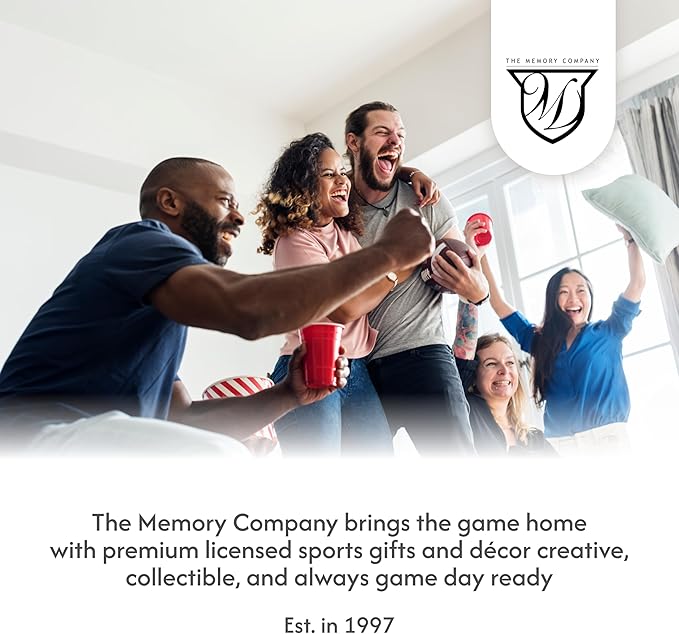 The Memory Company Officially Licensed NFL Team Spirit Ceramic Trinket Tray, Decorative Storage Catch-All, Home & Office Organizer, Gift for Football Fans