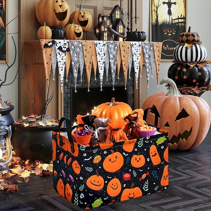 Rectangle Gift Shelf Nursery Storage Basket Laundry Hamper Storage Box and Bins for Home Clothes with Handles