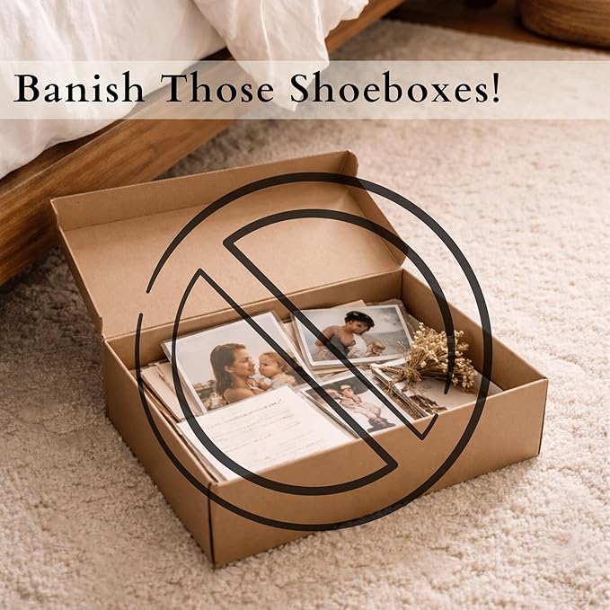 Cozy Corduroy Decorative Keepsake Storage Boxes with Lids - Set of 2 Giftable Haven Boxes For Photos, Memory Box, Bookshelf Decor, Photo Box, Keepsake Storage, Home Décor, Manage Clutter