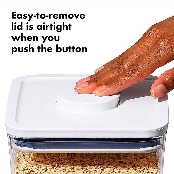 OXO Good Grips POP Container - Airtight Food Storage - Mini Square Mini 0.2 Qt Ideal for spices and dried herbs