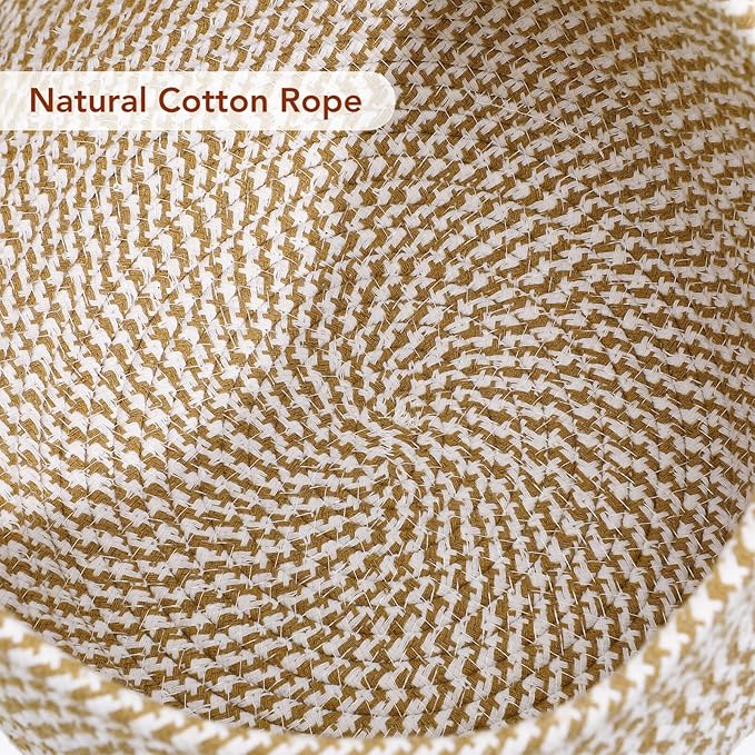 Round Storage Basket with Lid 8.25In Decorative Basket with Lid for Living Room for Weddings